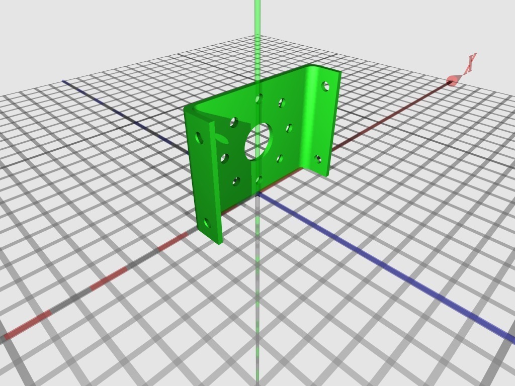 PLM腿段支架3D打印模型