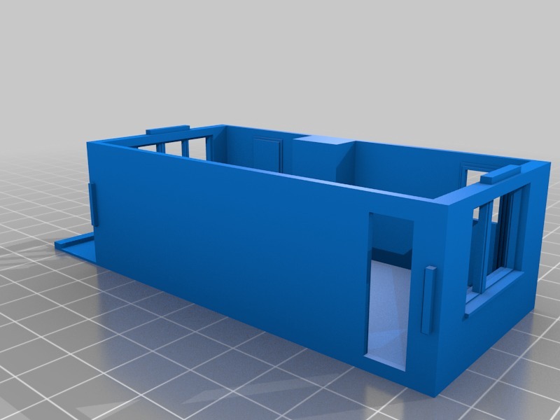 微型版本的房子3D打印模型
