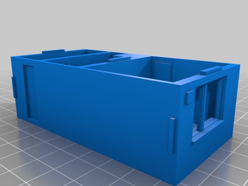 微型版本的房子3D打印模型