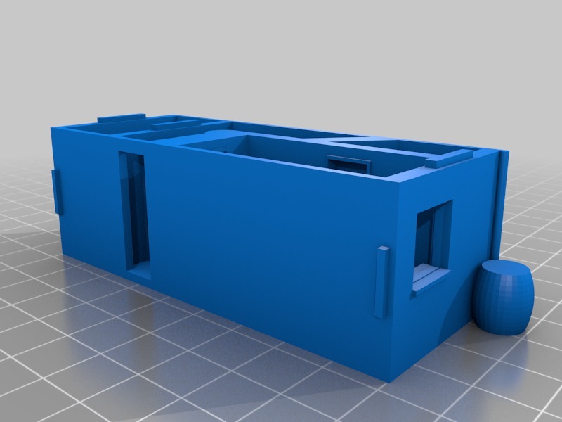微型版本的房子3D打印模型