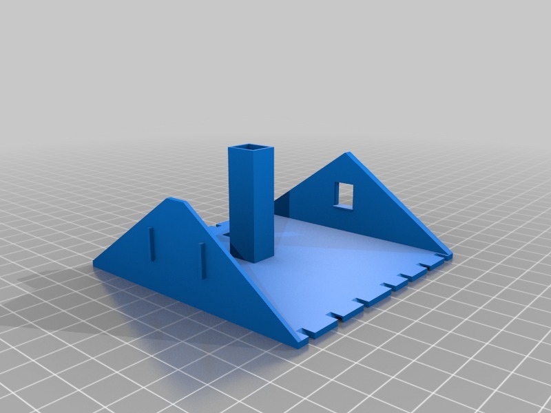 微型版本的房子3D打印模型