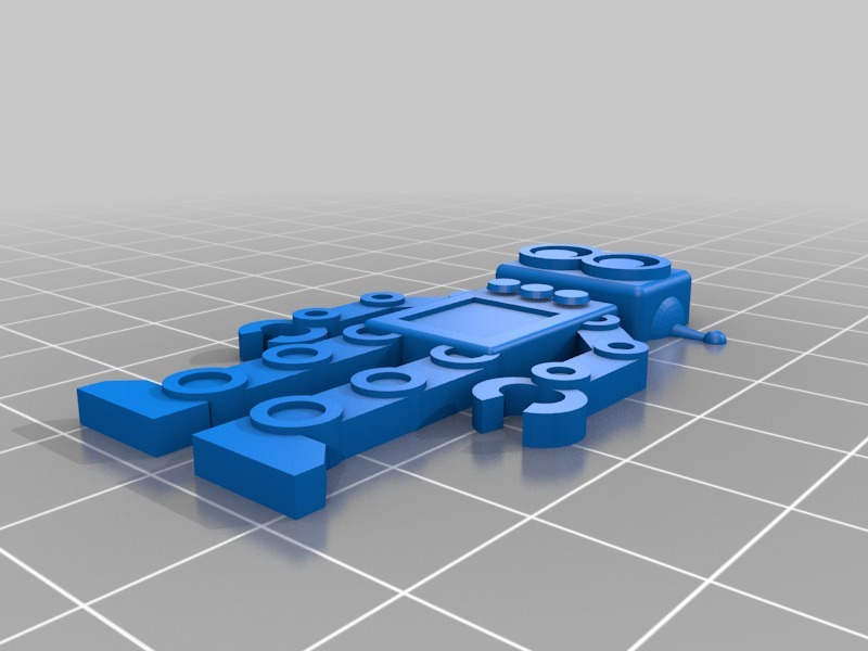 机器人钥匙串3D打印模型