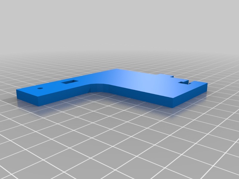 替换面板部分3D打印模型