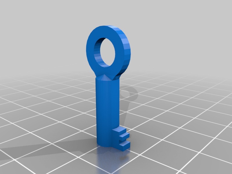 荷兰手铐钥匙3D打印模型