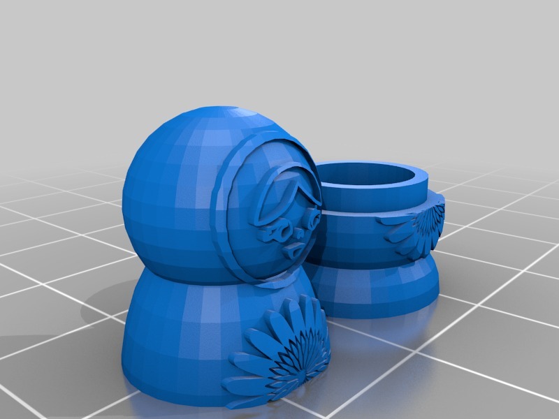 俄罗斯嵌套娃娃3D打印模型