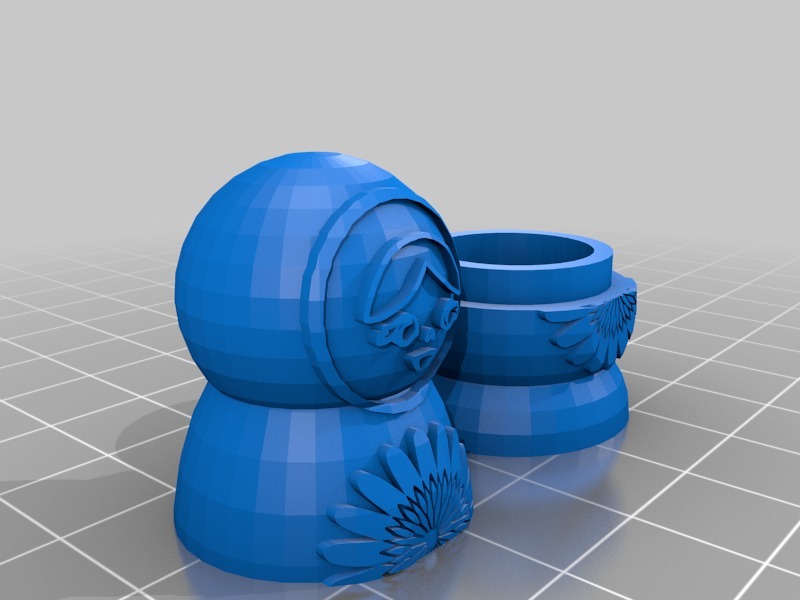 俄罗斯嵌套娃娃3D打印模型