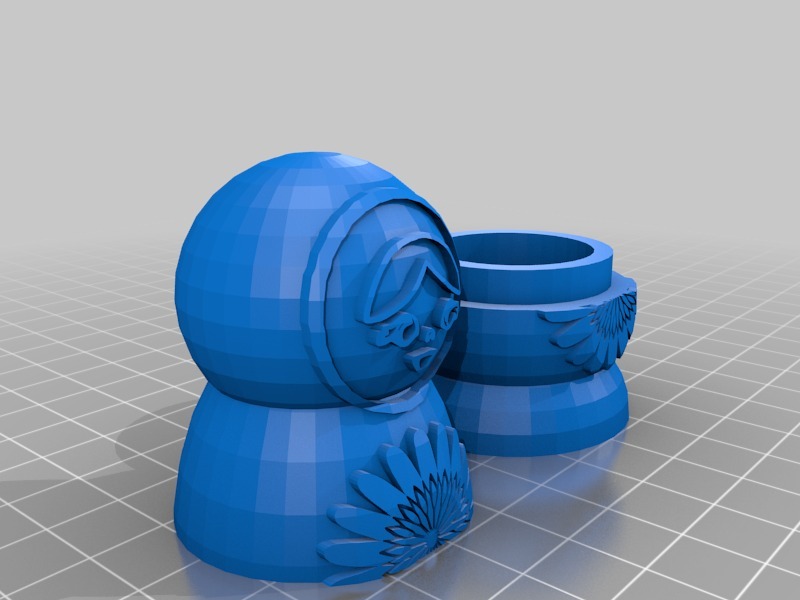 俄罗斯嵌套娃娃3D打印模型