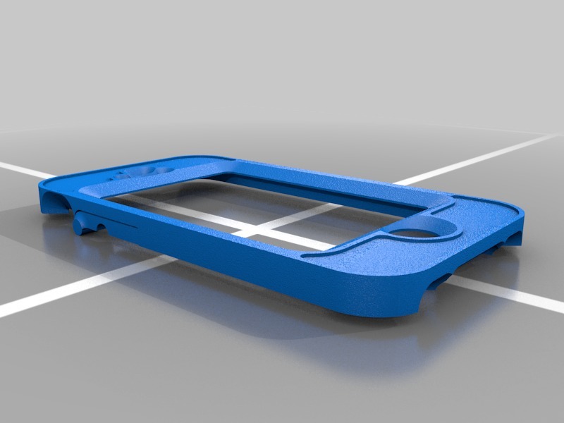 iPhone4的情况3D打印模型