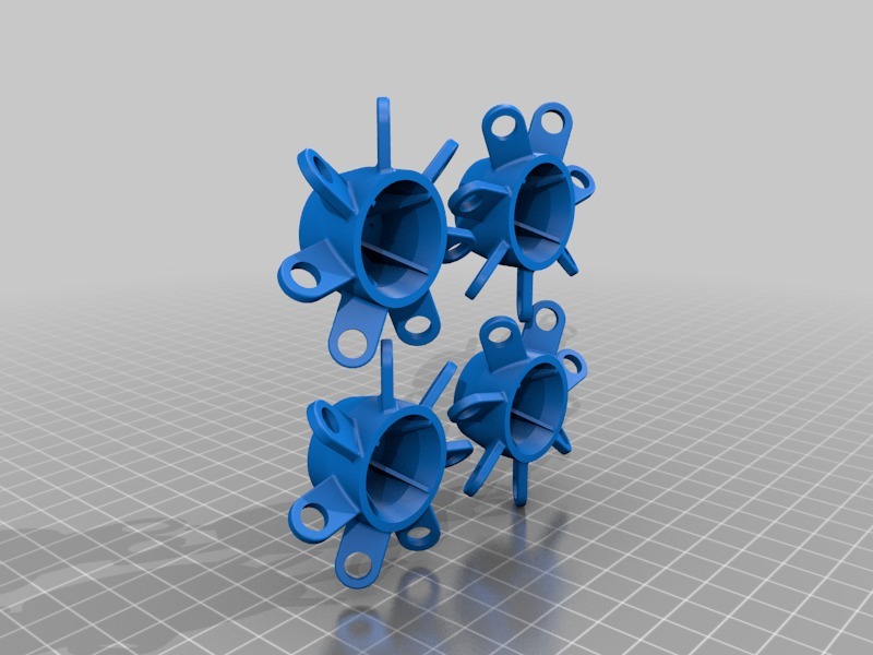 Mecanum轮探测器3D打印模型