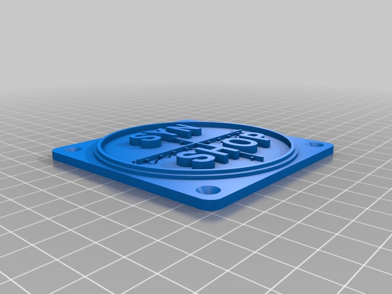Syn商店徽章3D打印模型