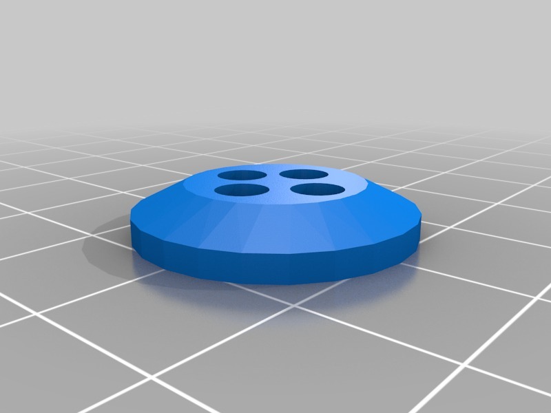 上衣纽扣3D打印模型