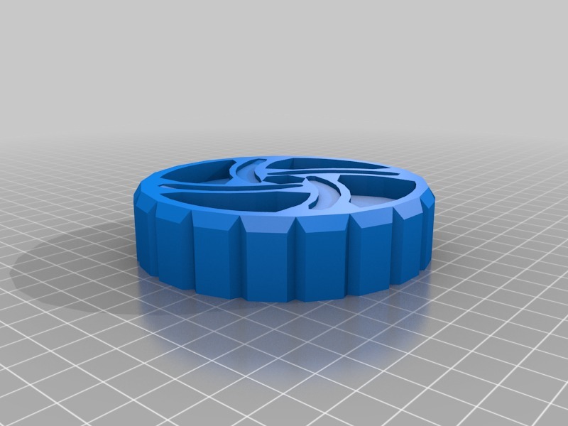 四爪自定心卡盘3D打印模型