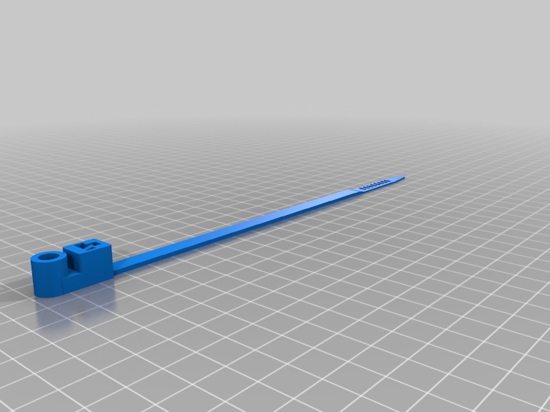 可定制的电缆扎带3D打印模型