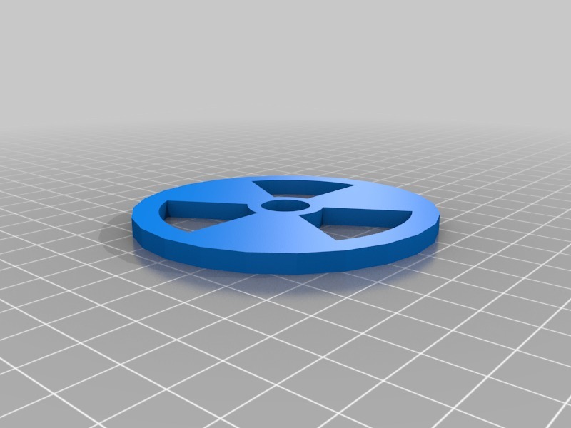 放射性大奖章3D打印模型