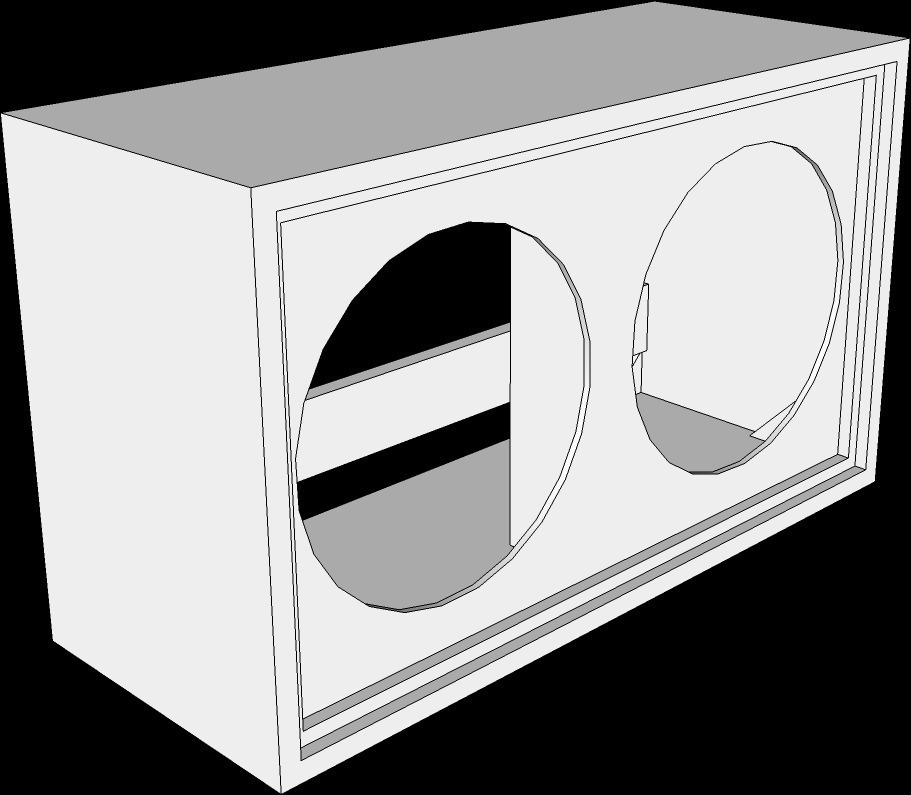 2 x12议长内阁3D打印模型