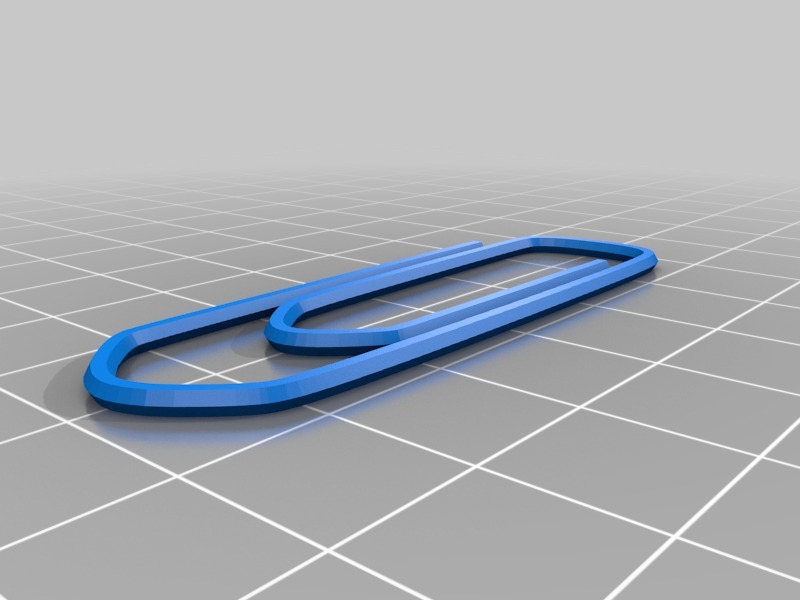 回形针3D打印模型