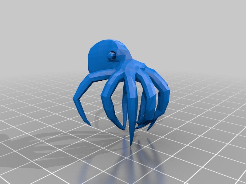 章鱼3D打印模型