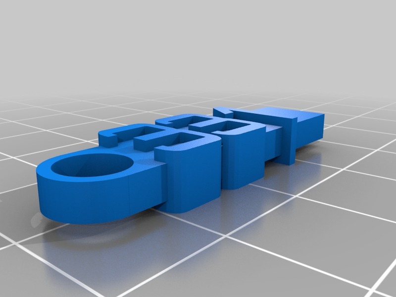 钥匙扣3D打印模型