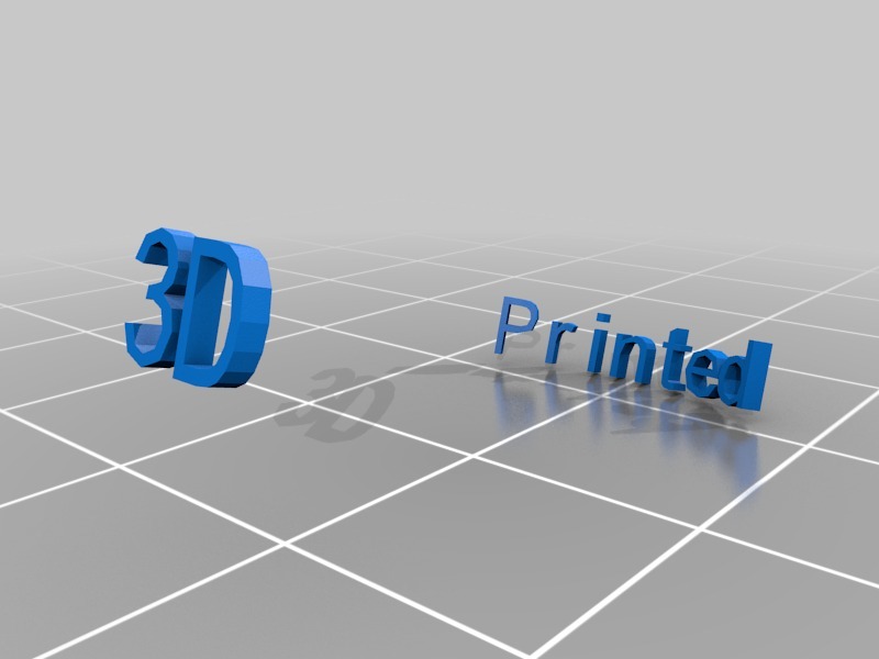 刻印字母的环3D打印模型