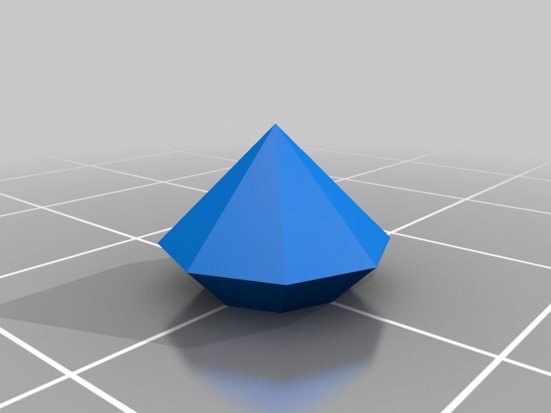 钻石3D打印模型