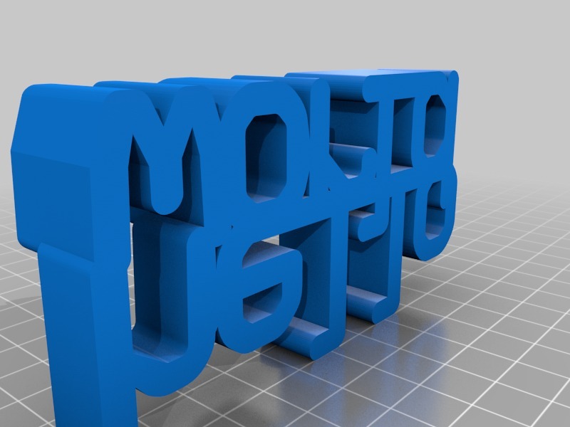 字母3D打印模型