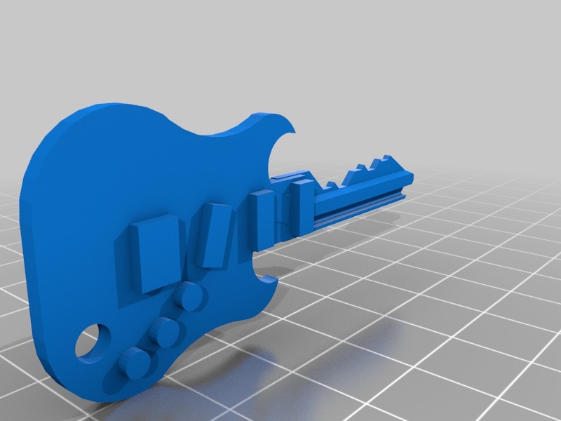 定制吉他3D打印模型
