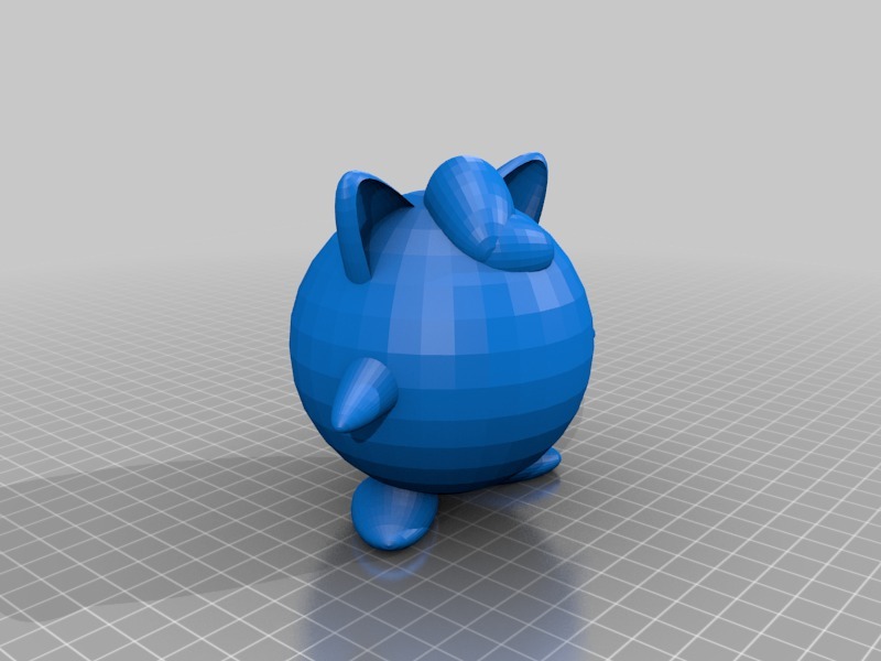 口袋妖怪胖丁手办3D打印模型