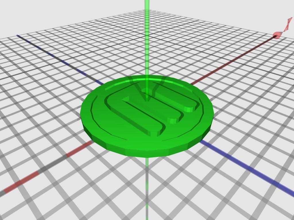 硬币3D打印模型