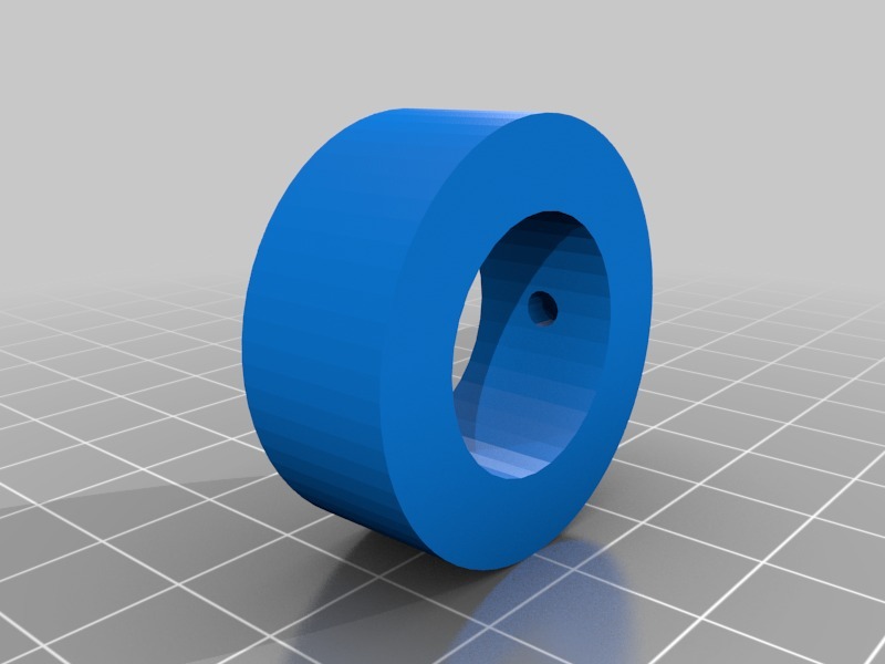 带固定螺钉的参数化环3D打印模型