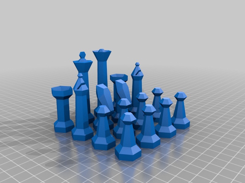 国际象棋3D打印模型