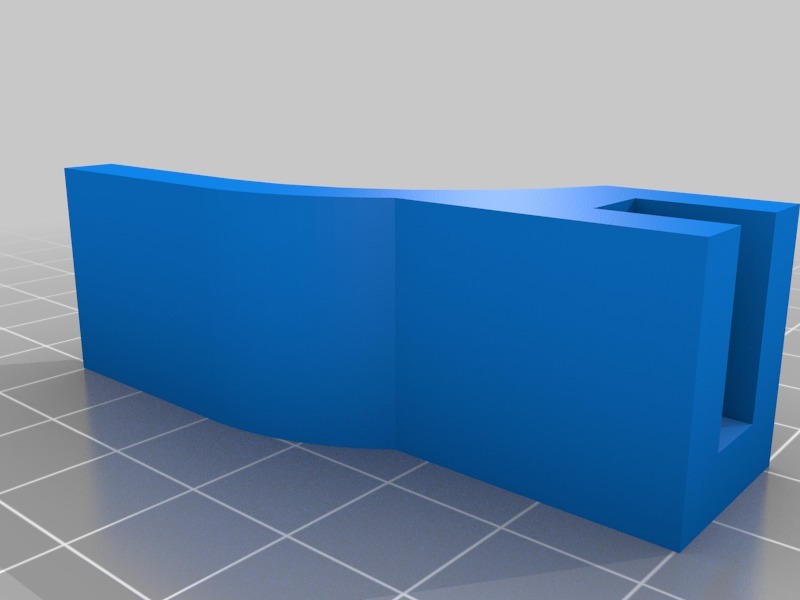 门阻断有机玻璃支架3D打印模型