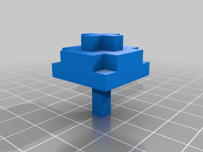 Minecraft世界之树3D打印模型
