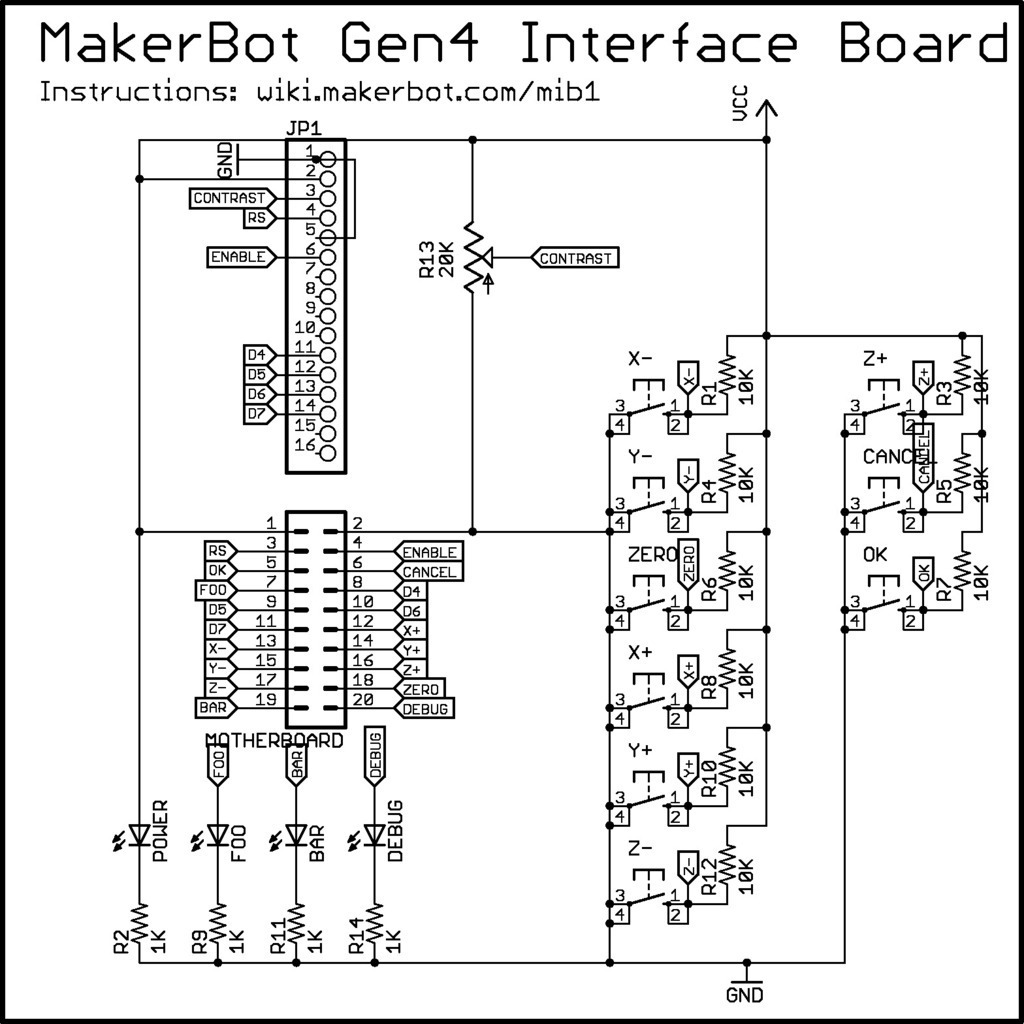 MakerBot GEN4接口套件3D打印模型