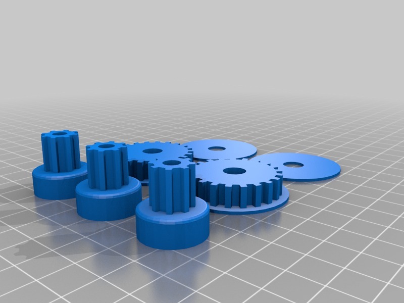 孟德尔滑轮3D打印模型