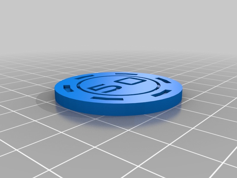 赌场筹码3D打印模型