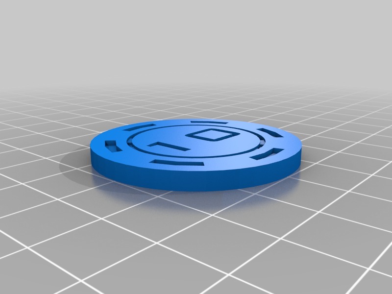 赌场筹码3D打印模型