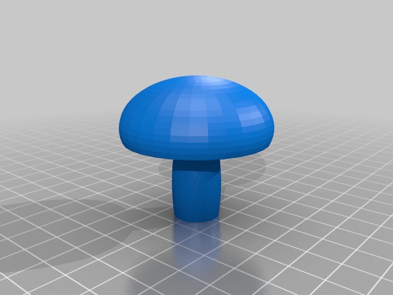 蘑菇3D打印模型