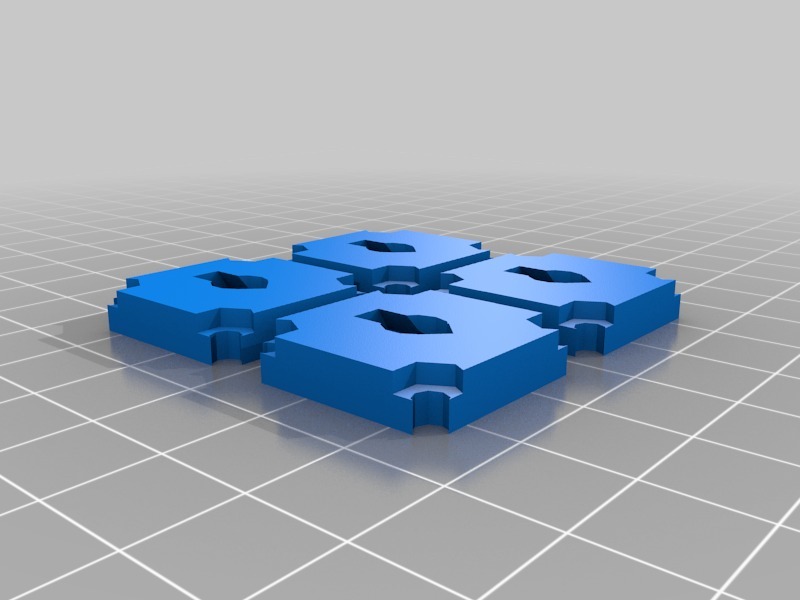 极简X轴杆安装3D打印模型