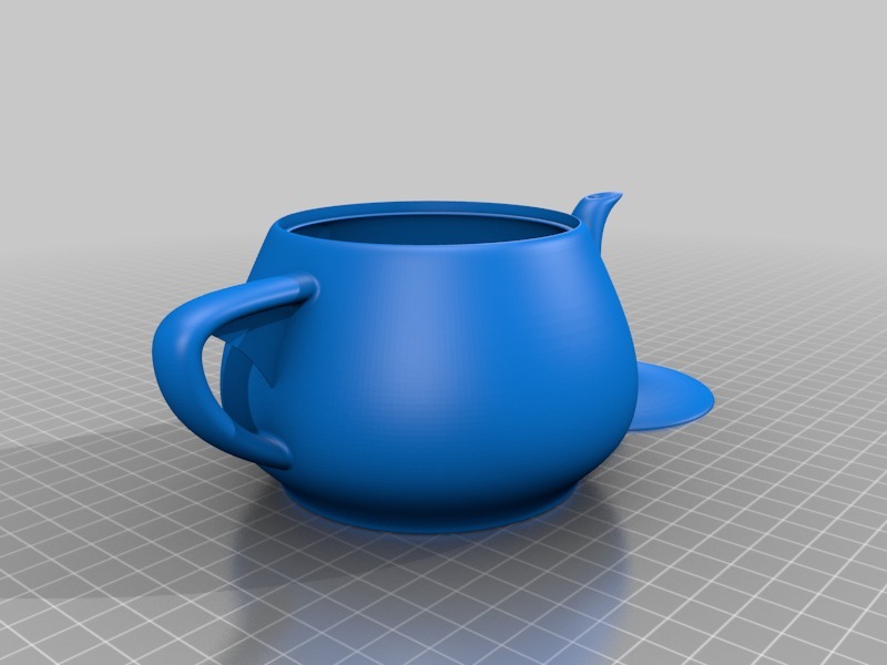 犹他州茶壶3D打印模型