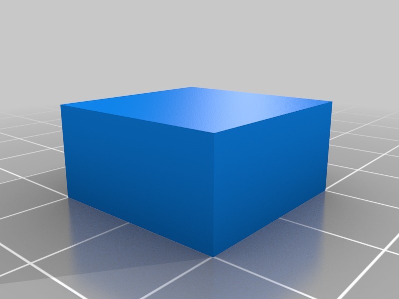 测试立方体3D打印模型