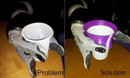 辅助机器人手臂的杯架3D打印模型