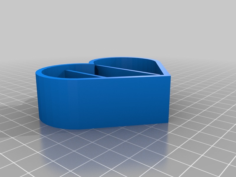 心形药盒3D打印模型