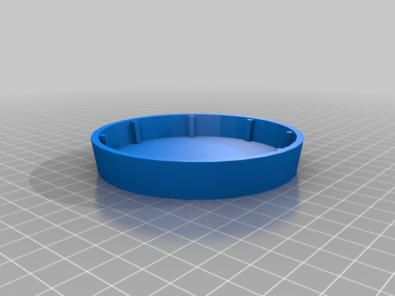 带蓄水盘高腰花盆3D打印模型