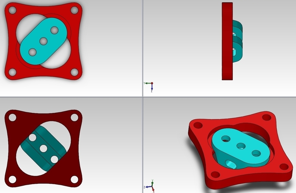 针织机紧固件3D打印模型