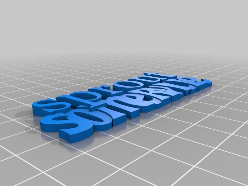 芽菜徽3D打印模型