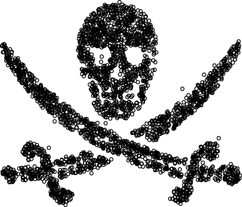 海盗标志3D打印模型