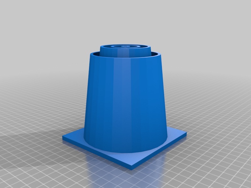 可折叠交通锥3D打印模型