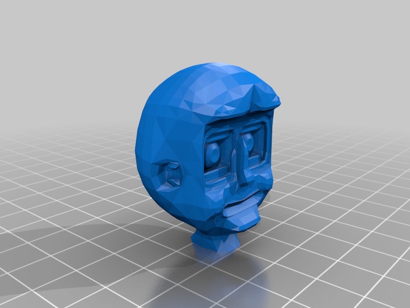 机器人头3D打印模型