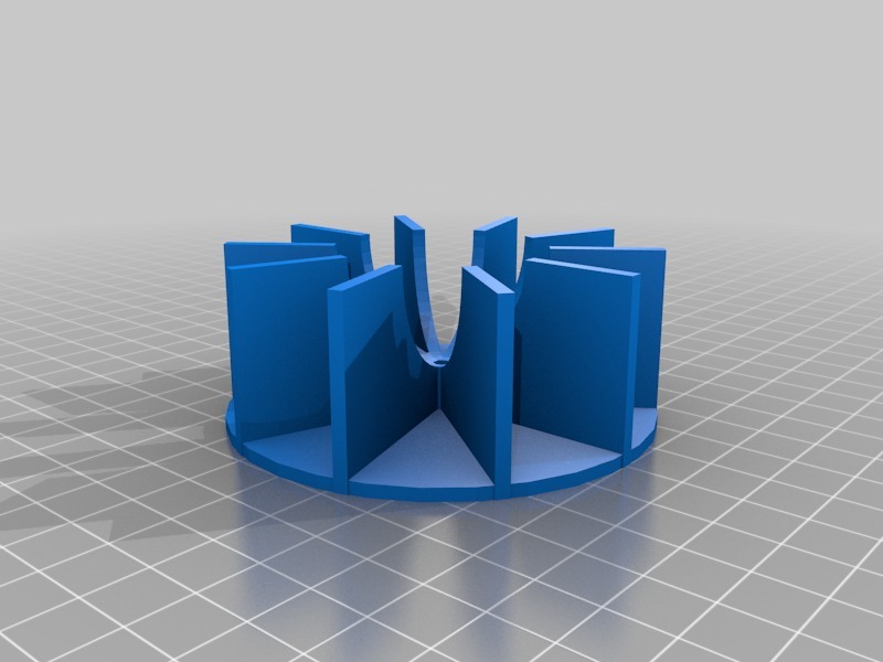 电壁炉波纹管3D打印模型