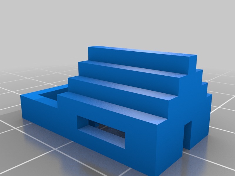 我的世界中的房子3D打印模型